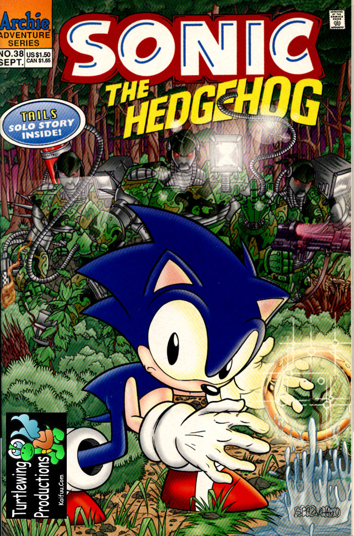 Sonic - Archie Adventure Series September 1996 Cover Page